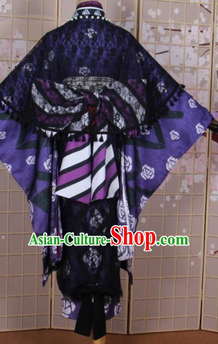 Top Grade Asian Cosplay Costumes Cartoon Characters Clothing Kimono Chinese Swordsman Hanfu Dress