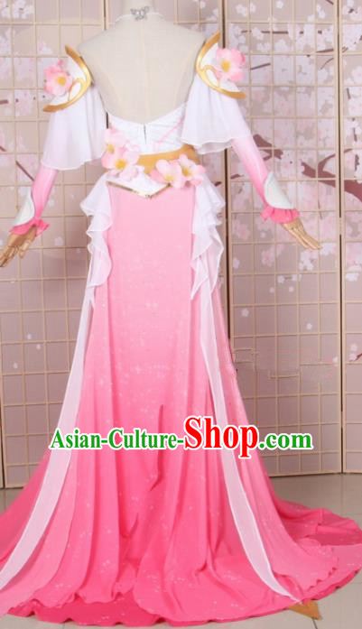 Top Grade Asian Cosplay Costumes Cartoon Characters Clothing Kimono Chinese Swordsman Hanfu Dress