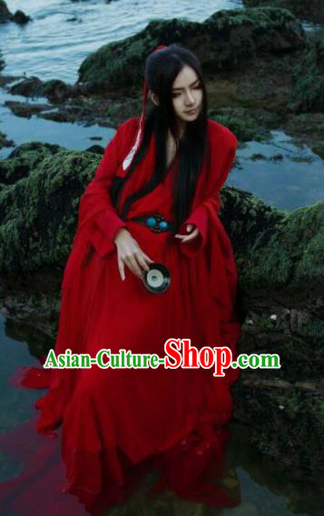Top Grade Asian Chinese Cosplay Costumes Cartoon Characters Clothing Ancient Swordsman Hanfu Dress