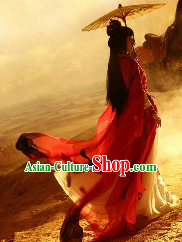 Top Grade Asian Chinese Cosplay Costumes Cartoon Characters Clothing Ancient Swordsman Hanfu Dress