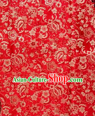 Chinese Traditional Flower Silk Fabric Brocade Embroidered Fabric Dress Material