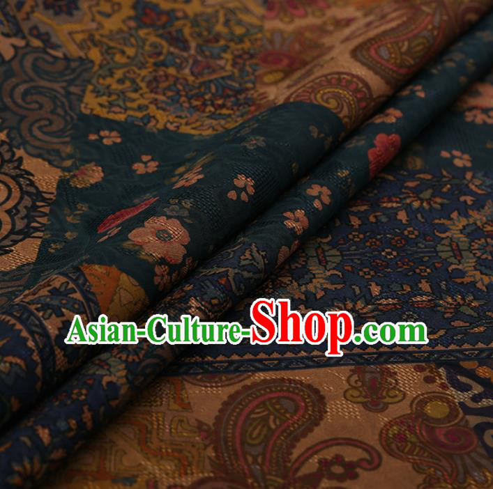 Chinese Traditional Silk Fabric Brocade Embroidered Fabric Dress Material Gambiered Canton Gauze