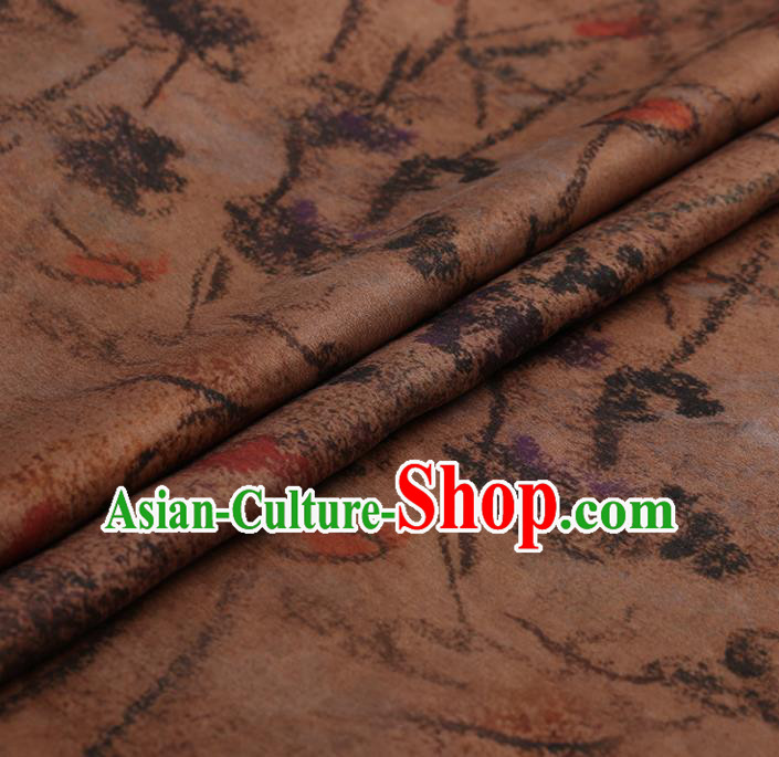 Chinese Traditional Silk Fabric Brocade Embroidered Fabric Dress Material Gambiered Canton Gauze