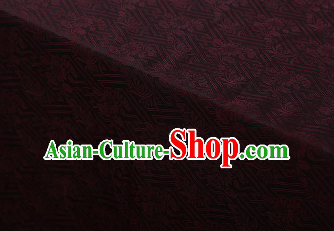 Chinese Traditional Silk Fabric Brocade Embroidered Fabric Dress Material Gambiered Canton Gauze