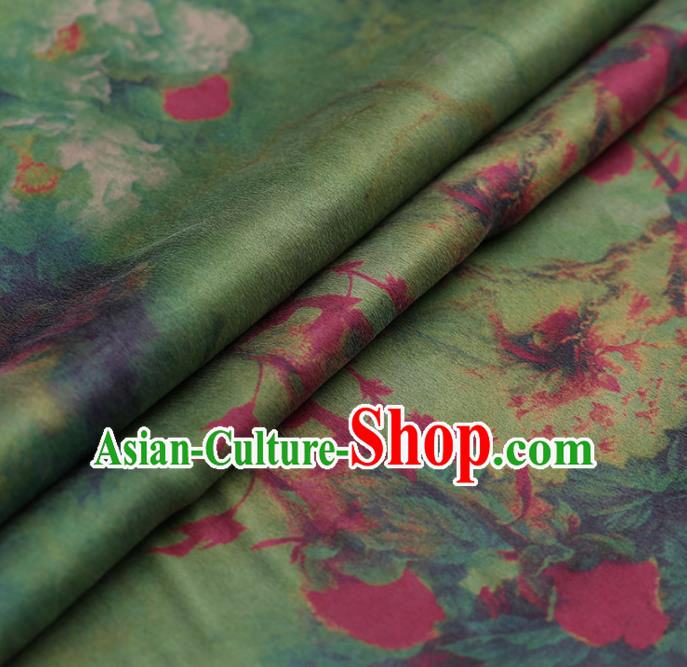 Chinese Traditional Silk Fabric Brocade Embroidered Fabric Dress Material Gambiered Canton Gauze