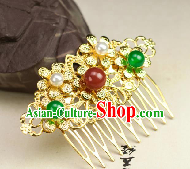 Chinese Ancient Jewelry Accessories Jade Hairpins Headwear Headdress Hanfu Necklace Earrings for Women
