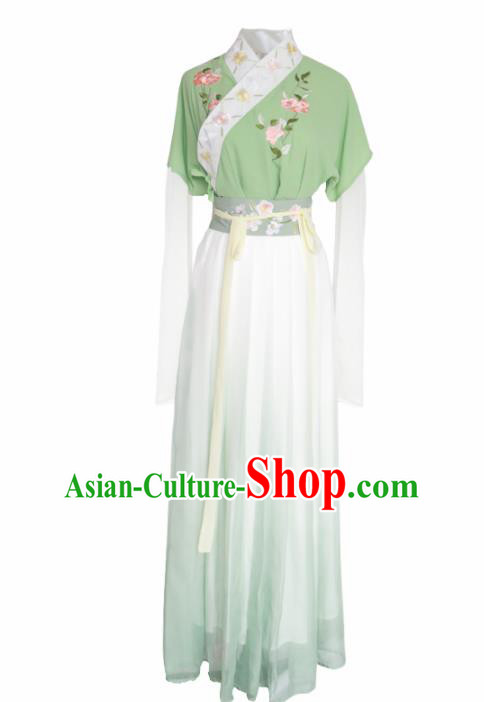 Chinese Ancient Palace Lady Hanfu Han Dynasty Imperial Concubine Queen Embroidered Historical Costumes