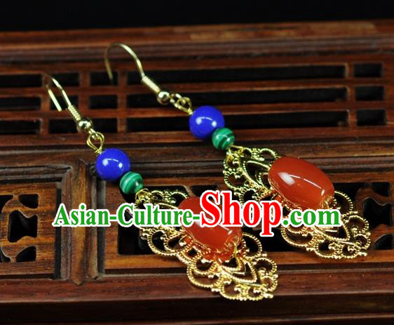 Chinese Ancient Jewelry Accessories Jade Hairpins Headwear Headdress Hanfu Necklace Earrings for Women