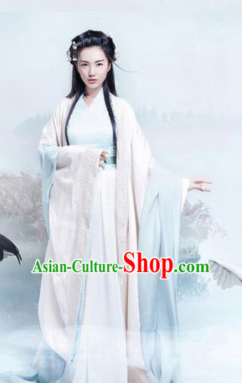 Chinese Ancient Palace Lady Hanfu Han Dynasty Imperial Concubine Queen Embroidered Historical Costumes