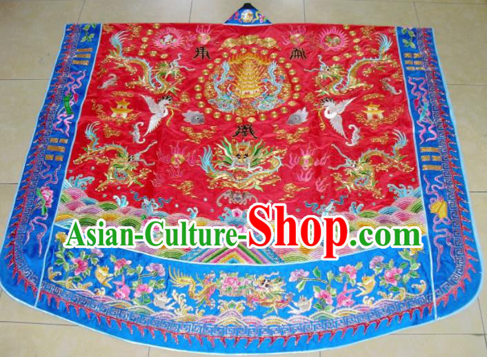 Chinese Traditional Wedding Supplies Red Veil Bride Headdress Red Curtain Ancient Costumes