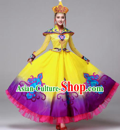 Traditional Chinese Fan Dance Folk Dance Costume Classical Yangko Dance Classical Dance Dress