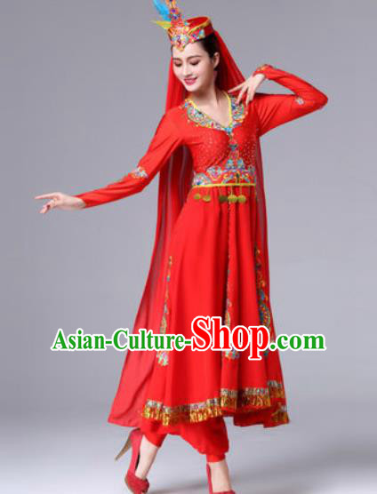 Traditional Chinese Fan Dance Folk Dance Costume Classical Yangko Dance Classical Dance Dress