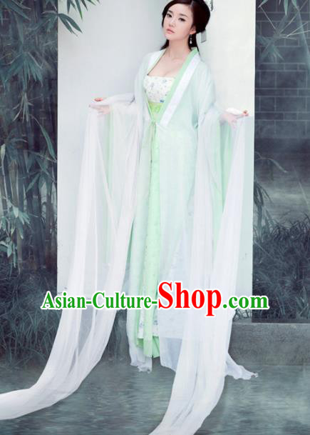 Chinese Ancient Palace Lady Hanfu Han Dynasty Imperial Concubine Queen Embroidered Historical Costumes