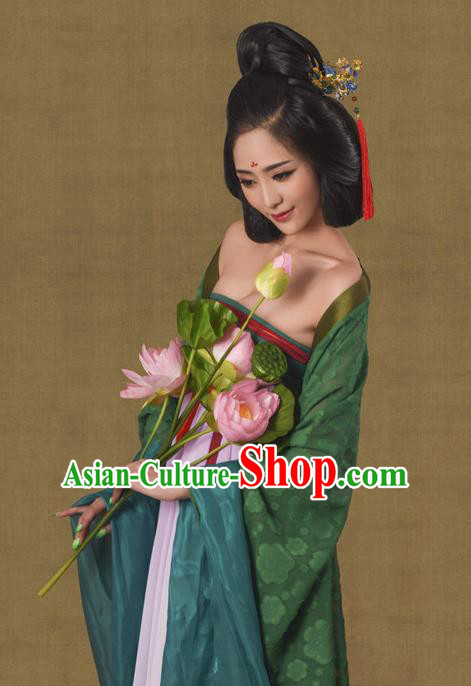 Chinese Ancient Palace Lady Hanfu Han Dynasty Imperial Concubine Queen Embroidered Historical Costumes