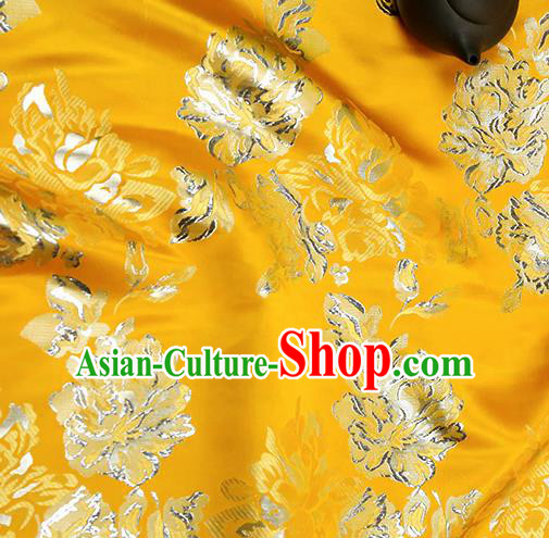 Chinese Traditional Flower Silk Fabric Brocade Embroidered Fabric Dress Material