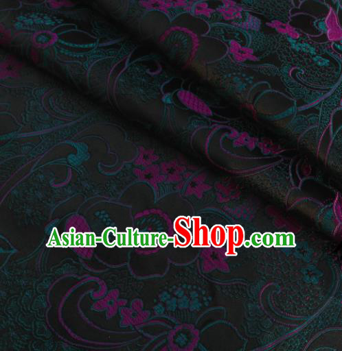 Chinese Traditional Flower Silk Fabric Brocade Embroidered Fabric Dress Material