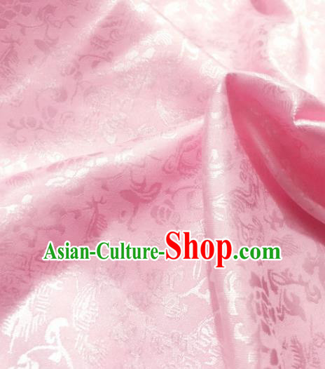 Chinese Traditional Flower Silk Fabric Brocade Embroidered Fabric Dress Material