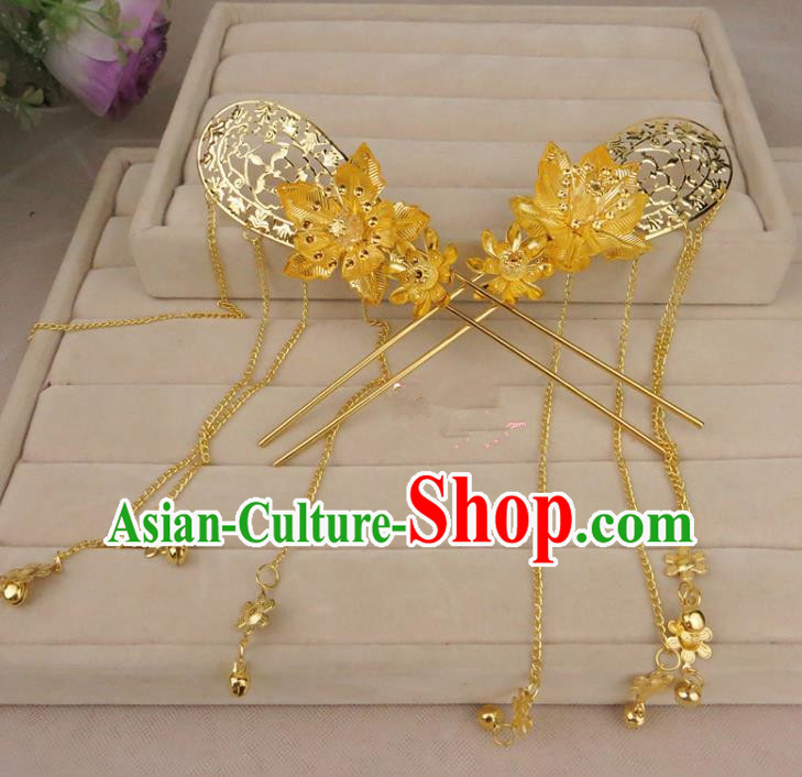 Chinese Ancient Style Hair Jewelry Accessories Cosplay Hairpins Headwear Headdress for Women
