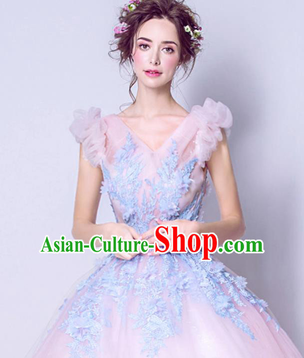 Top Grade Handmade Wedding Costumes Bride Veil Dress Princess Wedding Gown for Women