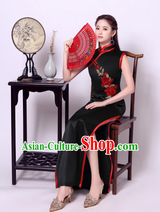 Top Grade Purple Veil Evening Dress Compere Costume Handmade Catwalks Angel Full Dress for Women