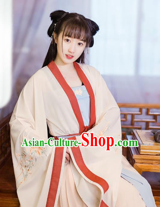 Chinese Ancient Palace Lady Hanfu Ming Dynasty Imperial Concubine Queen Embroidered Historical Costumes