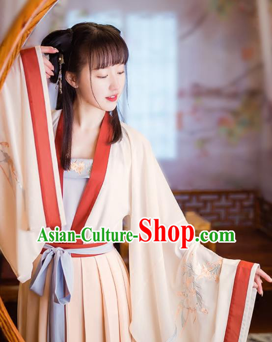 Chinese Ancient Palace Lady Hanfu Ming Dynasty Imperial Concubine Queen Embroidered Historical Costumes