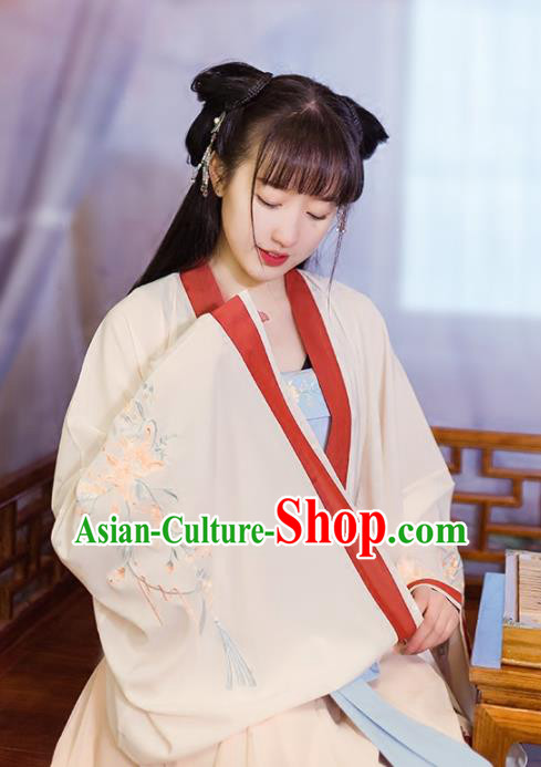 Chinese Ancient Palace Lady Hanfu Ming Dynasty Imperial Concubine Queen Embroidered Historical Costumes