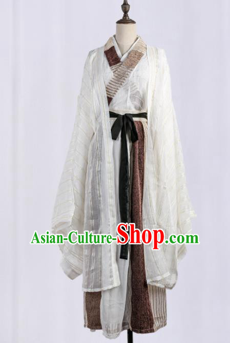 Chinese Ancient Palace Lady Hanfu Jin Dynasty Swordswoman Queen Embroidered Historical Costumes