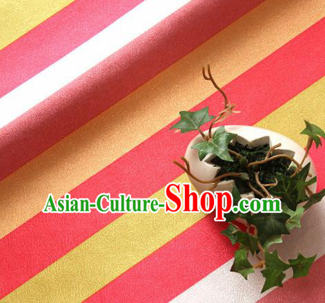 Asian Traditional Drapery Korean Colorful Streak Hanbok Brocade Fabric Silk Fabric Material