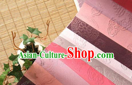 Asian Traditional Korean Fashion Hanbok Brocade Classical Pattern Fabric Silk Fabric Material