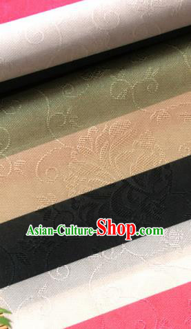 Asian Traditional Fabric Korean Colorful Brocade Fabric Hanbok Classical Pattern Silk Material