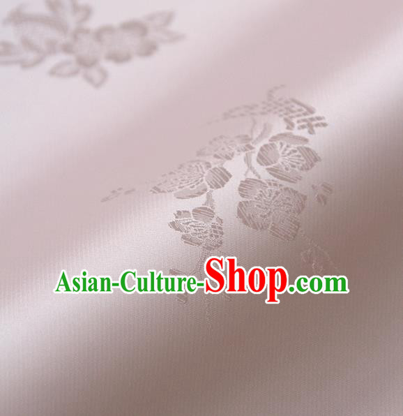 Asian Traditional Palace Drapery Korean Hanbok Royal Pattern Design Brocade Satin Fabric Chinese Tang Suit Silk Fabric Material