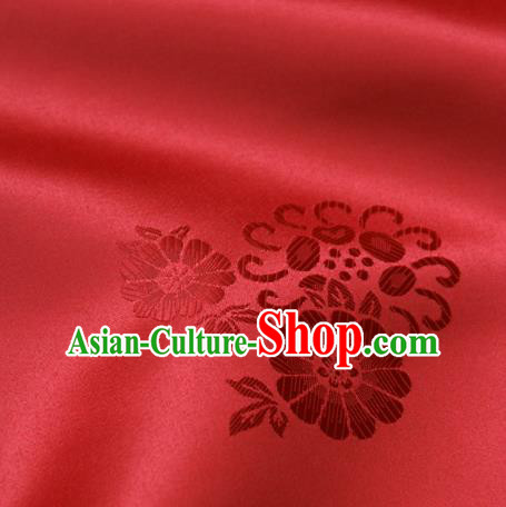 Asian Traditional Palace Drapery Korean Hanbok Royal Pattern Design Brocade Satin Fabric Chinese Tang Suit Silk Fabric Material