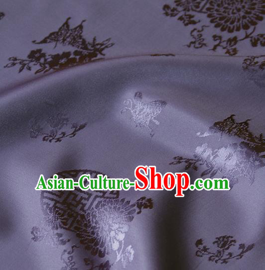 Asian Traditional Palace Drapery Korean Hanbok Royal Pattern Design Brocade Satin Fabric Chinese Tang Suit Silk Fabric Material