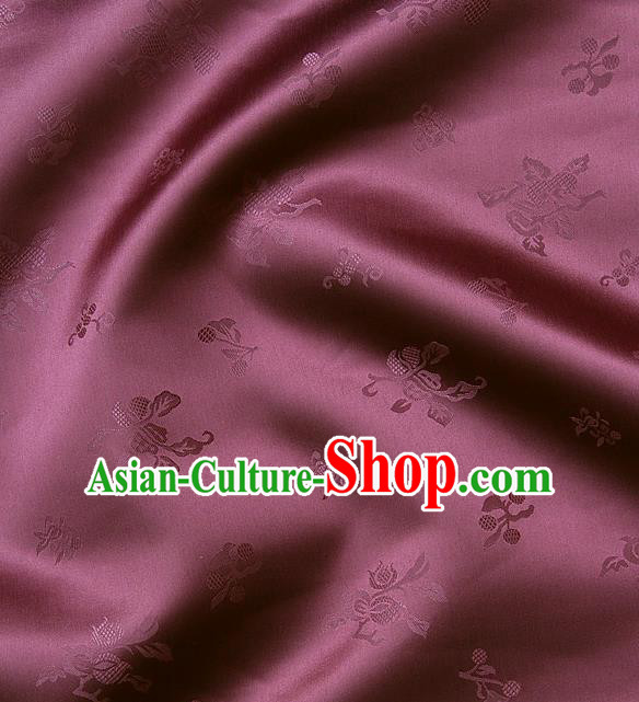 Asian Traditional Palace Drapery Korean Hanbok Royal Pattern Design Brocade Satin Fabric Chinese Tang Suit Silk Fabric Material