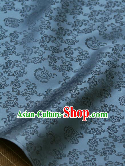 Asian Traditional Palace Drapery Korean Hanbok Royal Pattern Design Brocade Satin Fabric Chinese Tang Suit Silk Fabric Material