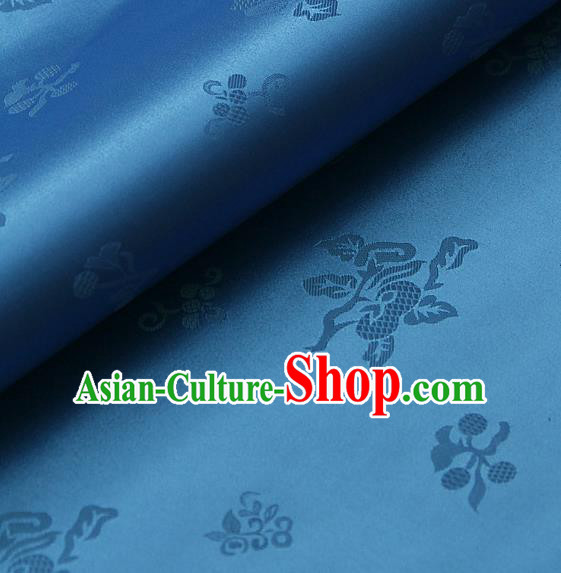 Asian Traditional Palace Drapery Korean Hanbok Royal Pattern Design Brocade Satin Fabric Chinese Tang Suit Silk Fabric Material