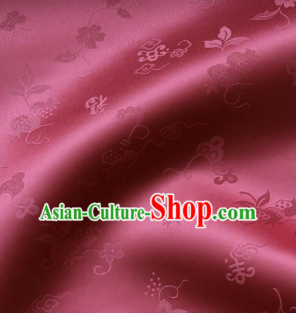 Asian Traditional Palace Drapery Korean Hanbok Royal Pattern Design Brocade Satin Fabric Chinese Tang Suit Silk Fabric Material