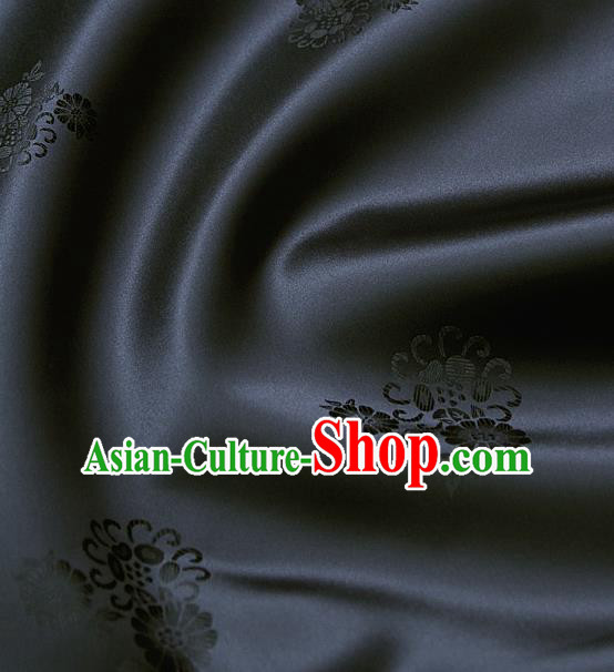 Asian Traditional Palace Drapery Korean Hanbok Royal Pattern Design Brocade Satin Fabric Chinese Tang Suit Silk Fabric Material