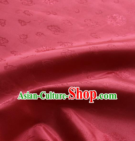 Asian Traditional Palace Drapery Korean Hanbok Royal Pattern Design Brocade Satin Fabric Chinese Tang Suit Silk Fabric Material