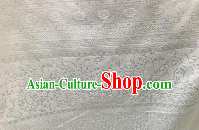Chinese Traditional Flower Silk Fabric Brocade Embroidered Fabric Dress Material