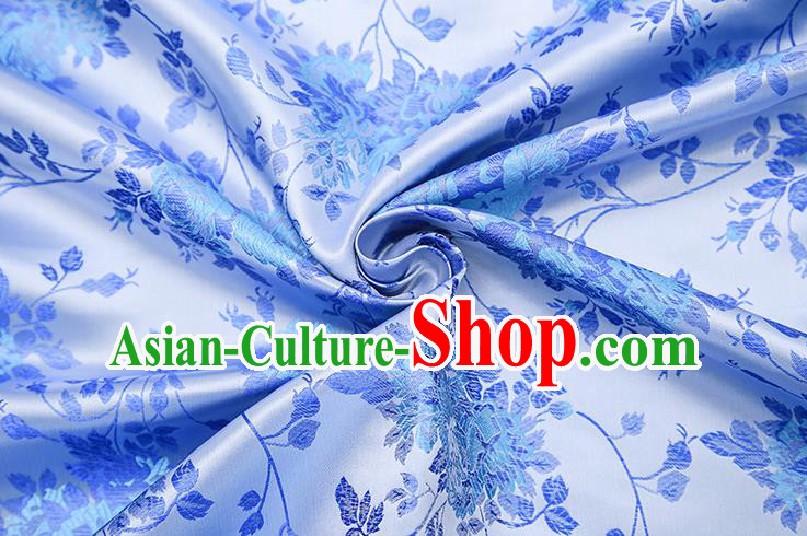 Chinese Traditional Flower Silk Fabric Brocade Embroidered Fabric Dress Material