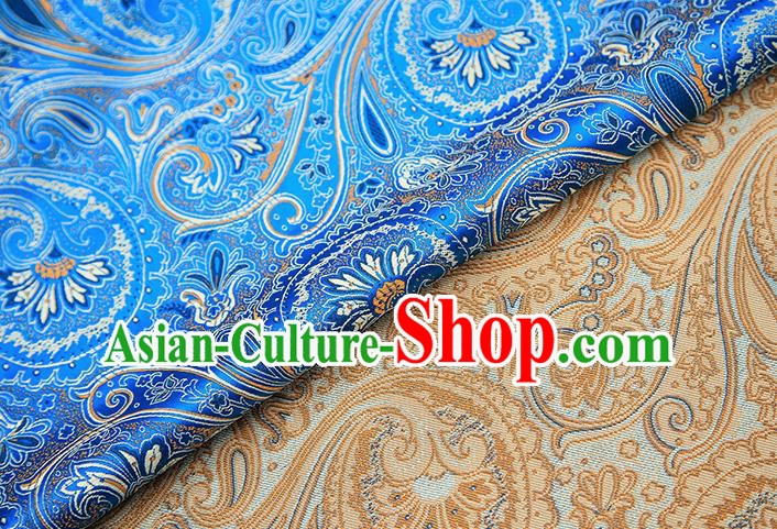 Chinese Traditional Flower Silk Fabric Brocade Embroidered Fabric Dress Material