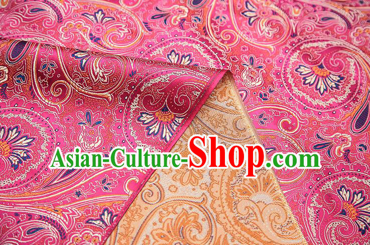 Chinese Traditional Flower Silk Fabric Brocade Embroidered Fabric Dress Material