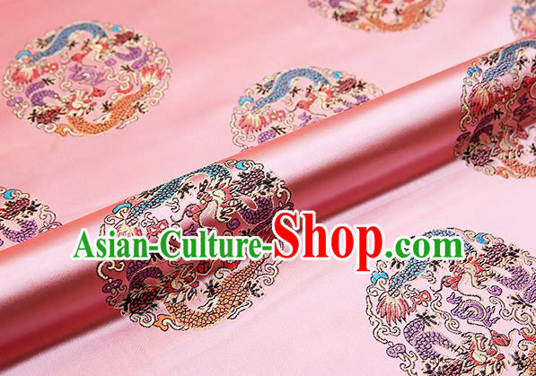 Chinese Traditional Flower Silk Fabric Brocade Embroidered Fabric Dress Material