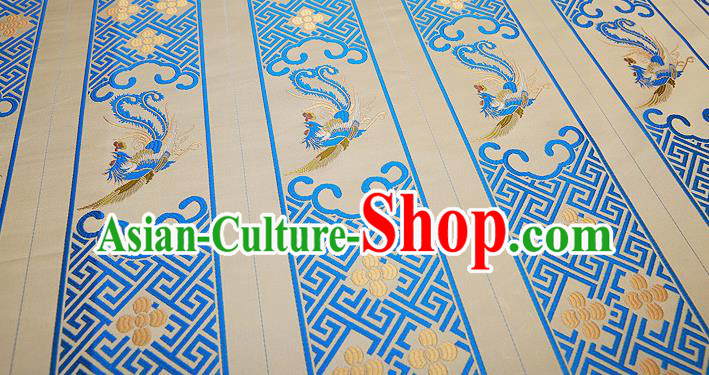 Chinese Traditional Flower Silk Fabric Brocade Embroidered Fabric Dress Material