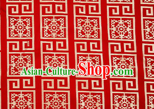 Chinese Traditional Flower Silk Fabric Brocade Embroidered Fabric Dress Material