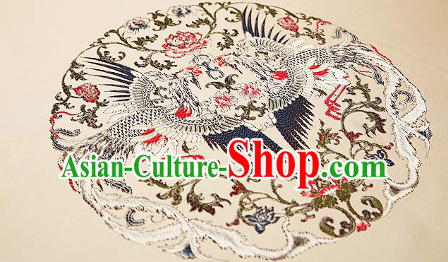 Chinese Traditional Flower Silk Fabric Brocade Embroidered Fabric Dress Material