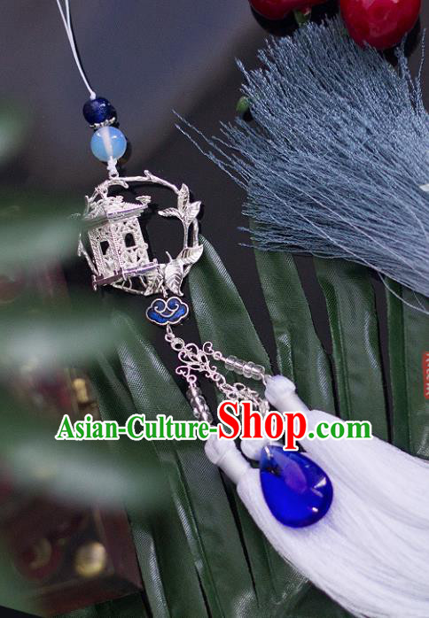 Top Grade Handmade Jewelry Accessories Ancient Hanfu Hairpins Jade Pendant Headwear for Women