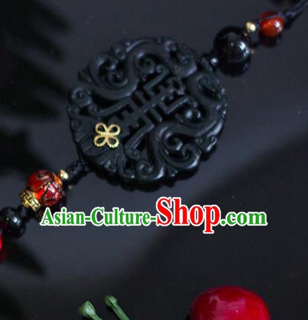 Top Grade Handmade Jewelry Accessories Ancient Hanfu Hairpins Jade Pendant Headwear for Women